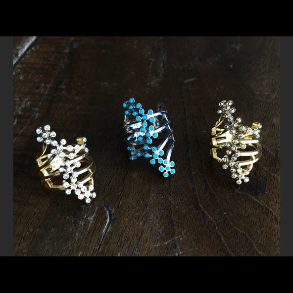 SOLD! More to come! Wisteria Ring with Swarovski Crystals - Picture 5 of 6